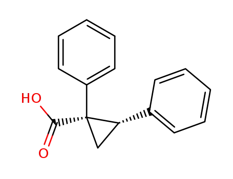 (E)-1,2-diphenylcyclopropanecarboxylic acid