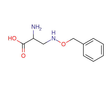 Molecular Structure of 42492-75-1 (Alanine, 3-[(phenylmethoxy)amino]-)
