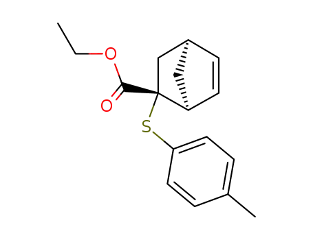 (1S,2R,4S)-2-p-Tolylsulfanyl-bicyclo[2.2.1]hept-5-ene-2-carboxylic acid ethyl ester