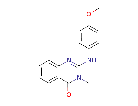 2-(p-methoxyphenyl)amino-3-methyl-4(3H)-quinazolinone