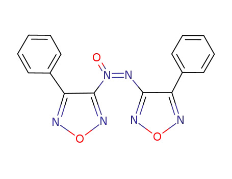Molecular Structure of 129282-42-4 (N,N'-Bis-(4-phenyl-furazan-3-yl)-diazene N-oxide)