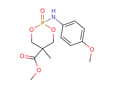 1,3,2-Dioxaphosphorinane-5-carboxylicacid, 2-[(4-methoxyphenyl)amino]-5-methyl-, methyl ester, 2-oxide cas  27247-49-0