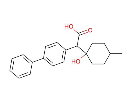 cis-(+)-alpha-(1-Hydroxy-4-methylcyclohexyl)-(1,1'-biphenyl)-4-acetic acid