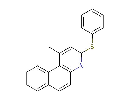 Benzo[f]quinoline, 1-methyl-3-(phenylthio)-
