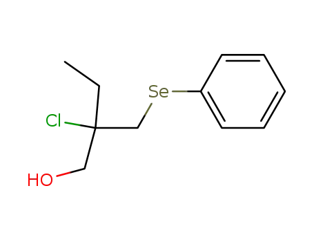2-Chloro-2-phenylselanylmethyl-butan-1-ol