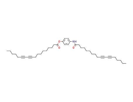 Molecular Structure of 129107-79-5 (4-(octadeca-10,12-diynoylamino)-1-(octadeca-10,12-diynoyloxy)benzene)
