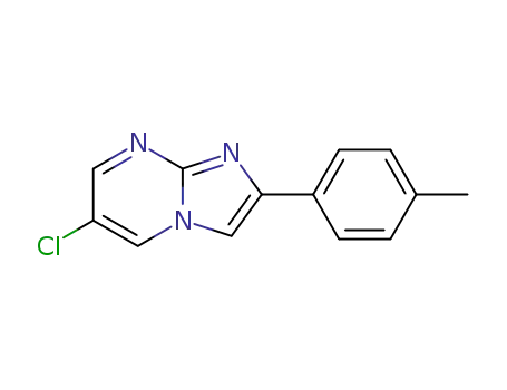 Molecular Structure of 142074-20-2 (6-CHLORO-2-P-TOLYLIMIDAZO[1,2-A]PYRIMIDINE)
