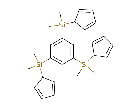 1,3,5-Tris-(cyclopenta-2,4-dienyl-dimethyl-silanyl)-benzene