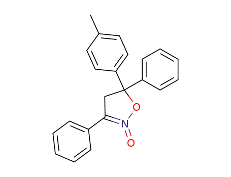 3,5-Diphenyl-5-p-tolyl-4,5-dihydro-isoxazole 2-oxide