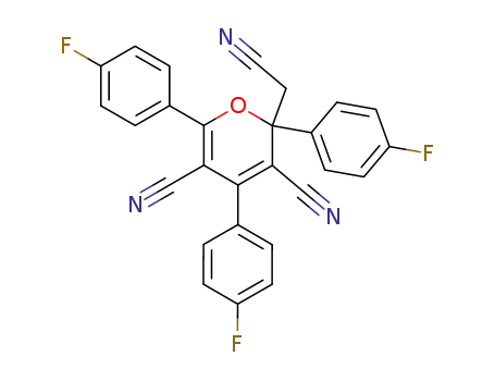 3,5-dicyano-3-cyanomethyl-2,4,6-tri(4-fluorophenyl)-2H-pyran