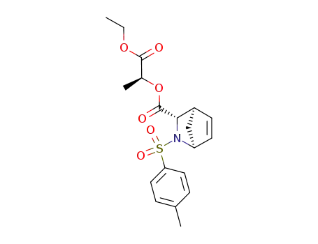 (1S,3S,4R)-2-(Toluene-4-sulfonyl)-2-aza-bicyclo[2.2.1]hept-5-ene-3-carboxylic acid (S)-1-ethoxycarbonyl-ethyl ester