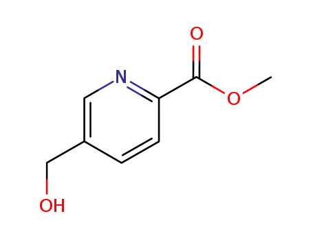 Molecular Structure of 39977-42-9 (5-Hydroxymethyl-pyridine-2-carboxylic acid methyl ester)