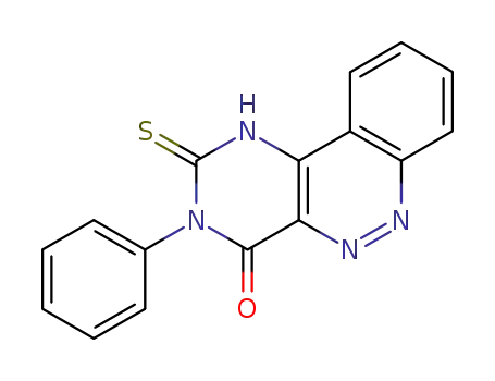 Pyrimido[5,4-c]cinnolin-4(1H)-one, 2,3-dihydro-3-phenyl-2-thioxo-