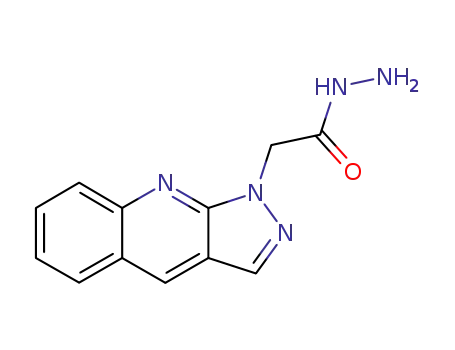 1H-pyrazolo<3,4-b>quinoline-1-acetic acid hydrazide