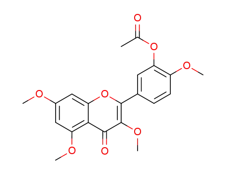 2-(3-acetoxy-4-methoxy-phenyl)-3,5,7-trimethoxy-chromen-4-one
