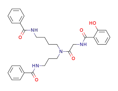N<sup>4</sup>-<N-(2-hydroxybenzoyl)glycyl>-N<sup>1</sup>,N<sup>8</sup>-bis(benzoyl)spermidine
