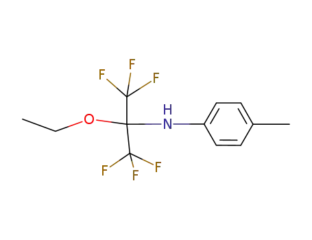 (1-Ethoxy-2,2,2-trifluoro-1-trifluoromethyl-ethyl)-p-tolyl-amine