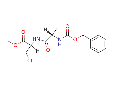 L-Alanine, 3-chloro-N-[N-[(phenylmethoxy)carbonyl]-L-alanyl]-, methyl
ester