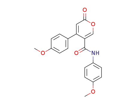 2H-Pyran-5-carboxamide, N,4-bis(4-methoxyphenyl)-2-oxo-