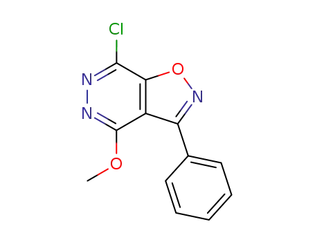 7-chloro-4-methoxy-3-phenyl-isoxazolo[4,5-<i>d</i>]pyridazine