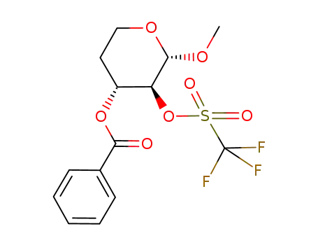 Benzoic acid (2S,3S,4R)-2-methoxy-3-trifluoromethanesulfonyloxy-tetrahydro-pyran-4-yl ester