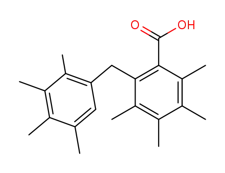 Molecular Structure of 29344-98-7 (2,2',3,3',4,4',5,5'-Octamethyldiphenylmethan-6-carbonsaeure)