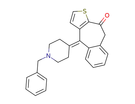 4-(1-benzyl-piperidin-4-ylidene)-4,9-dihydro-benzo[4,5]cyclohepta[1,2-<i>b</i>]thiophen-10-one