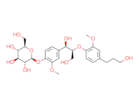 (7R,8S)-erythro-7,9,9'-tirhydroxy-3,3'-dimethoxy-8-O-4'-neolignan-4-O-β-D-glucopyranoside