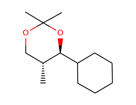 (4S,5R)-2,2,5-trimethyl-4-cyclohexyl-[1,3]-dioxane