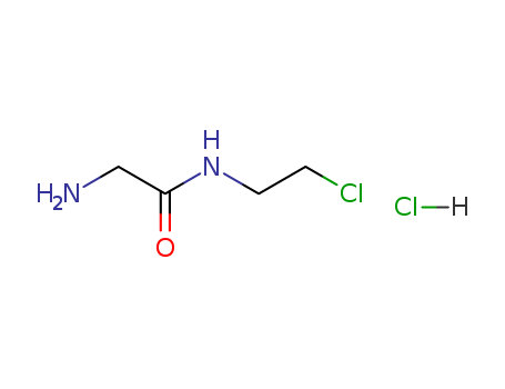 Acetamide, 2-amino-N-(2-chloroethyl)-, monohydrochloride