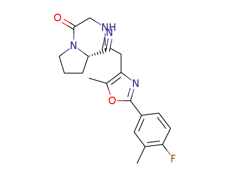(2S)-1-({2-[2-(4-Fluoro-3-methyl-phenyl)-5-methyl-oxazol-4-yl]-ethylamino}-acetyl)-pyrrolidine-2-carbonitrile