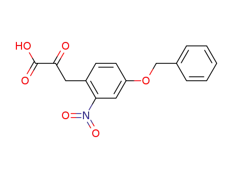 Molecular Structure of 40047-21-0 ((4-benzyloxy-2-nitro-phenyl)-pyruvic acid)