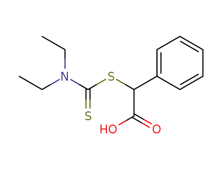 Molecular Structure of 58007-82-2 (DL-<(Diethylamino)thioxomethylthio>phenylessigsaeure)