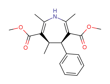 1H-Azepine-3,6-dicarboxylic acid,
4,5-dihydro-2,4,7-trimethyl-5-phenyl-, dimethyl ester, cis-