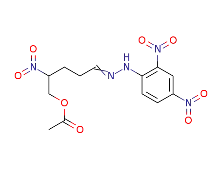 Pentanal, 5-(acetyloxy)-4-nitro-, 1-[(2,4-dinitrophenyl)hydrazone]