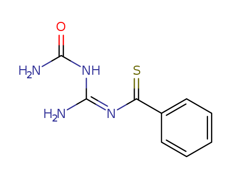 Molecular Structure of 89880-02-4 (Benzenecarbothioamide, N-[[(aminocarbonyl)amino]iminomethyl]-)