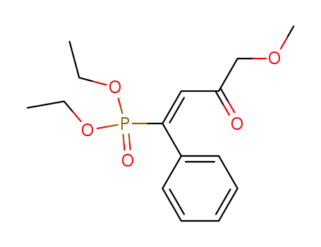 E-4-Methoxy-3-oxo-1-phenyl-1-butenylphosphonsaeurediethylester