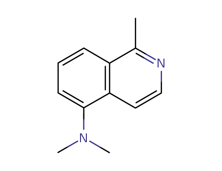 Molecular Structure of 84689-38-3 (5-Isoquinolinamine,N,N,1-trimethyl-(9CI))