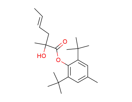 2,6-di-tert-butyl-4-methylphenyl 2-methyl-2-hydroxy-4-hexenoate