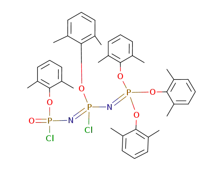 Molecular Structure of 142619-43-0 (C<sub>40</sub>H<sub>45</sub>Cl<sub>2</sub>N<sub>2</sub>O<sub>6</sub>P<sub>3</sub>)