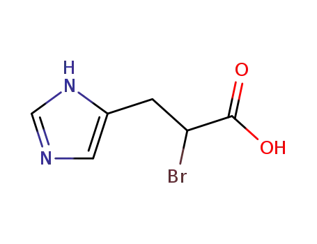 DL-ALPHA-BROMO-BETA-(5-IMIDAZOLYL)프로피온산