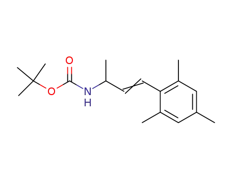 [(E)-1-Methyl-3-(2,4,6-trimethyl-phenyl)-allyl]-carbamic acid tert-butyl ester