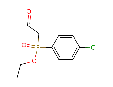 (4-chloro-phenyl)-(2-oxo-ethyl)-phosphinic acid ethyl ester