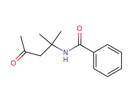 Molecular Structure of 78371-17-2 (Benzamide, N-(1,1-dimethyl-3-oxobutyl)-)