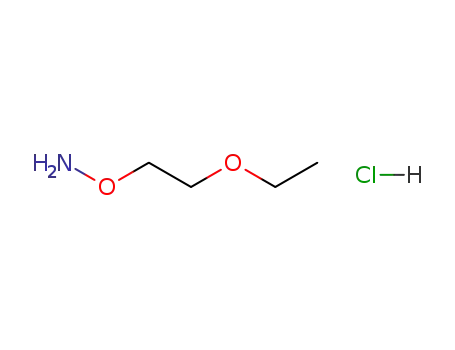 Molecular Structure of 89541-41-3 (Hydroxylamine, O-(2-ethoxyethyl)-, hydrochloride)