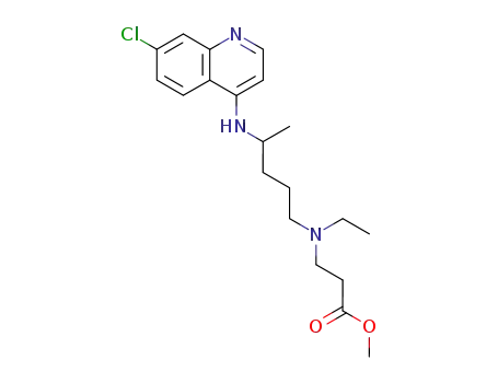 N-(2-methoxycarbonylethyl)desethylchloroquine