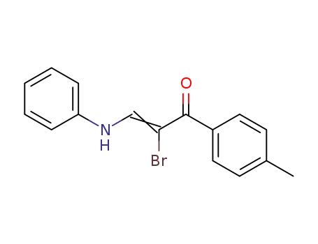 α-Brom-β-anilinovinyl-p-tolyl-keton