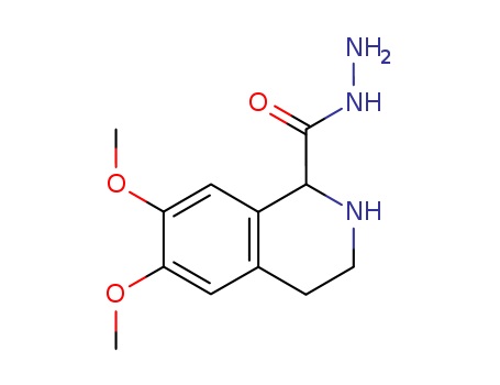 1-Isoquinolinecarboxylic acid, 1,2,3,4-tetrahydro-6,7-dimethoxy-, hydrazide