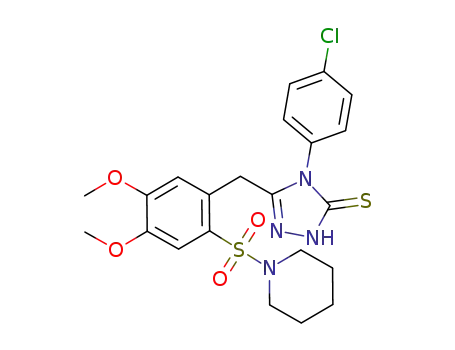 C<sub>22</sub>H<sub>25</sub>ClN<sub>4</sub>O<sub>4</sub>S<sub>2</sub>