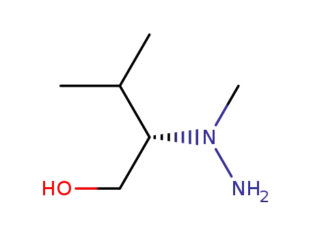 Molecular Structure of 89876-68-6 (1-Butanol, 3-methyl-2-(1-methylhydrazino)-, (S)-)